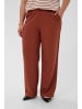 KAFFE curve Casual Hose KCannia Loose fit in Henna