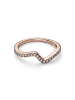 Pandora 14k rosé vergoldete Metalllegierung Ring Größe 54