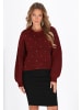 faina Women Sweater in wine red