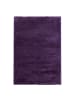 KADIMA DESIGN Teppich Hochflor Shaggy Uni Style Polypropylen Wohnzimmer in Violett