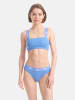 adidas Bustier Bandeau in Indigo