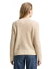 Tom Tailor Pullover in sand stone beige melange