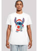 F4NT4STIC T-Shirt Disney Lilo & Stitch Christmas in weiß