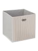 relaxdays 3 x Aufbewahrungskorb in Weiß - (B)31 x (H)31 x (T)31 cm