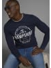 Delmao Langarmshirt in marine