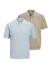 Jack & Jones Poloshirt George in Hellblau / beige