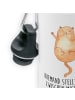 Mr. & Mrs. Panda Kindertrinkflasche Katze Umarmen mit Spruch in Weiß