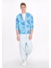 MO Men Jacket in Blue Multicolor