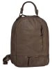 Samantha Look Rucksack echt Leder in taupe
