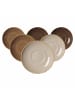 Ritzenhoff & Breker 6er Set Kaffeeuntertassen Sahara ø 14,5 cm braun in braun