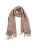 CASH-MERE.CH Schal waterwave in Taupe