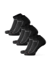 DANISH ENDURANCE Laufsocken Long Distance Low-Cut in Black/Grey