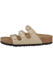 Birkenstock Pantolette Florida Birko-Flor schmal in beige