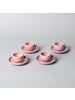 like. by Villeroy & Boch 6er Set Espressotassen mit Untertassen Perlemor Coral 60 ml rosa in rosa