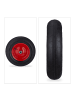 relaxdays Schubkarrenrad in Schwarz/ Rot - 4.80 4.00-8