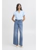 b. young Kurzarm-Bluse BYJELENA Regular fit in Crystal Blue