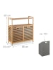 relaxdays Wäschekorb in Natur - (B)88 x (H)95 x (T)33 cm