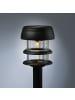 MARELIDA 6x LED Solar Wegleuchten mit Erdspieß Lichtsensor H. 25cm in schwarz