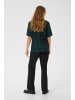 Kaffe Bluse kurzarm KAlila Regular fit in Dark Green Sequin