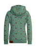 naketano Sweat Kapuzenjacke Brazzo Pine Green Melange (Small Horses)