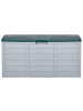 Beliani Truhe LOCARNO in Grau/Grün - (W) 112 x (H) 53 x (L) 50 cm
