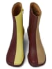 Camper Stiefeletten " Dina Twins " in Bordeaux / Beige