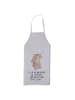 Mr. & Mrs. Panda Schürze Papa Bär mit Spruch in Grau Pastell