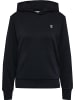 Hummel komfortabler Kapuzenpullover mit femininem Schnitt in Schwarz