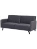 Beliani 3-Sitzer Sofa SENJA in Grau/Braun - (W) 198 x (H) 87 x (L) 95 cm