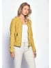 Maze Lederjacke Mabel in gelb