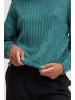 ICHI Strickpullover in blau