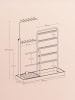 SONGMICS Schmuckständer Caeley in Mattweiß - (B)30.6 x (H)(30.9-47.5) x (T)10 cm