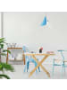 relaxdays Klapptisch in Natur/ Weiß - (B)105 x (H)70 x (T)50 cm
