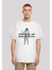 F4NT4STIC T-Shirt PHIBER SpaceOne We are all astronauts in weiß