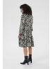 Kaffe Kleid KAjamie Loose fit in Black/Turtledove Graphic