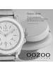 Oozoo Analog-Armbanduhr Oozoo Timepieces silber groß (ca. 44mm)