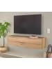 Furn.Design TV-Lowboard Evoke Eiche, grau 150 cm Hängeschrank, TV-Unterteil hängend