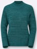 WITT WEIDEN Stehkragenpullover in petrol-meliert