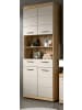 Inn.Furn Hochschrank Sand Kaschmir, Evoke Eiche, Badschrank 74 cm, 4-türig
