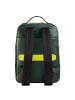 DuDu Rucksack Leder 40,5 cm Laptopfach in mangrove