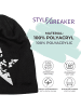styleBREAKER Feinstrick Beanie Mütze in Schwarz