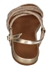 fitflop Sandaletten GRACIE CRYSTAL STRAPPY BACK-STRAP SANDALS in goldfarben