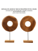 Mauro Ferretti Braune Holzskulptur 35x10x58 cm