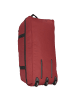 Nowi 2 Rollen Reisetasche 61 cm mit Dehnfalte in rot
