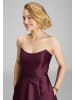 SWING Kleid in aubergine - 0001