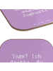 Mr. & Mrs. Panda Untersetzer Spruch Yoga Humor mit Spruch in Lavendeltraum