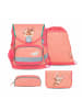 Belmil 4tlg-Set: Schulranzen Set Compact Cute Doe in Rosa H37xL30xT19 cm