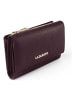 Lazarotti Bologna Leather XL Geldbörse mit Zip-Around Fach Leder 14 cm burgundy
