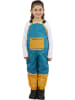 Normani Outdoor Sports Kinder Regenhose mit Hosenträgern in Blau