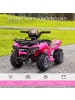 HOMCOM Elektro 6V Kinderquad 1,5-3 Jahre Rosa